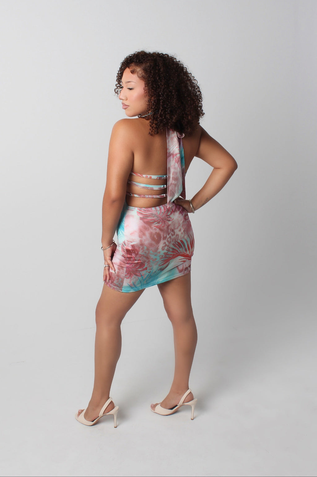 Mia Halter Mini Dress